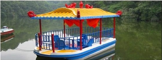 420型仿古頂棚腳踏船